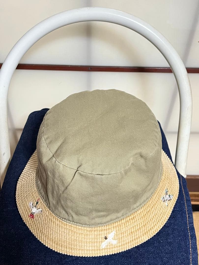 鳥柄POLO RALPH LAURENポロラルフローレンコーデュロイハット