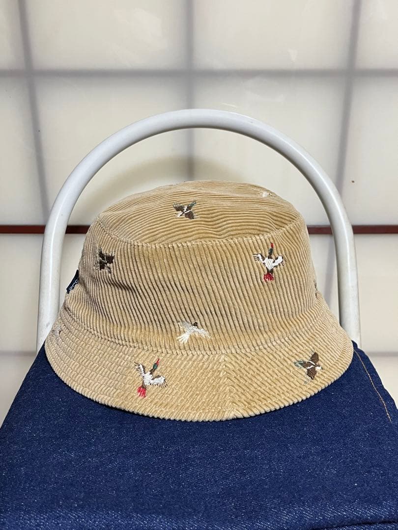 鳥柄POLO RALPH LAURENポロラルフローレンコーデュロイハット