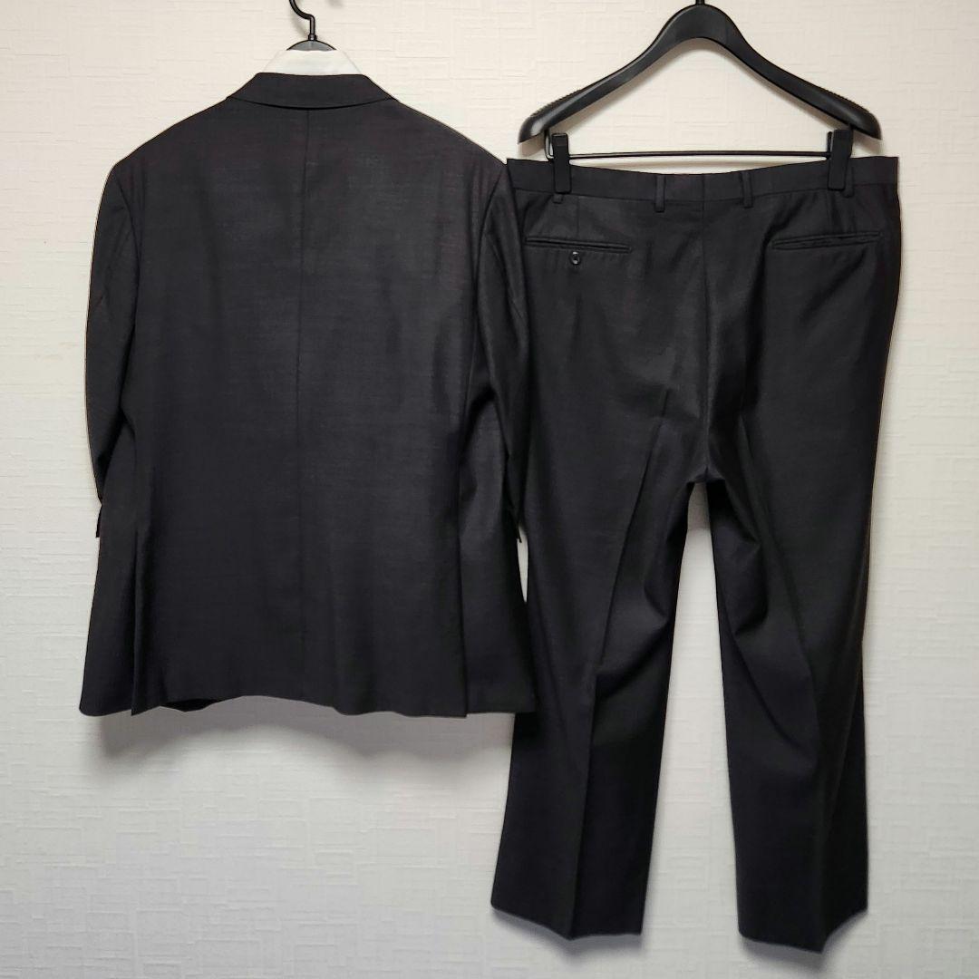 ダーバン　ロロピアーナ　メンズ　スーツ　セットアップ　グレー　シャドーストライプ