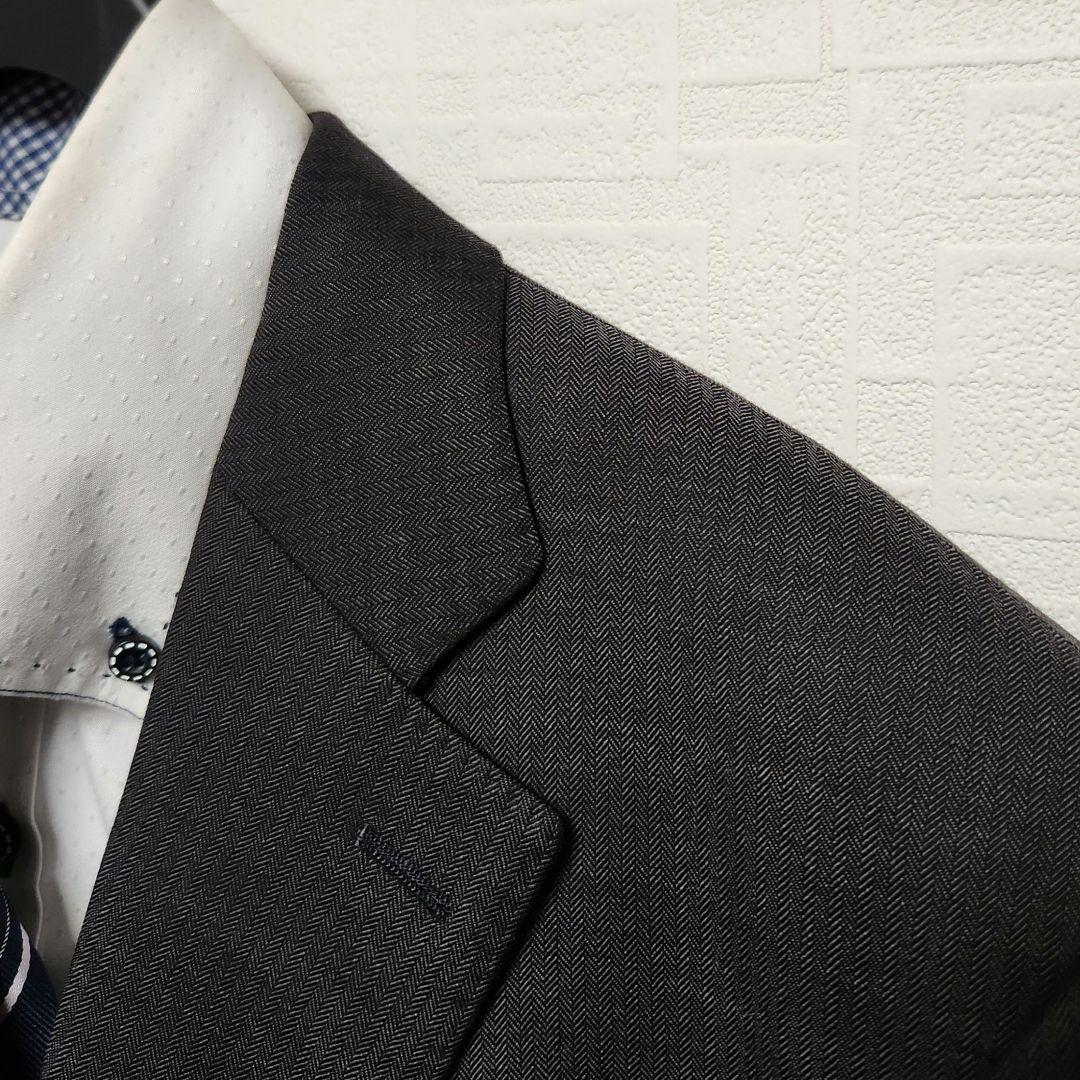 ダーバン　ロロピアーナ　メンズ　スーツ　セットアップ　グレー　シャドーストライプ