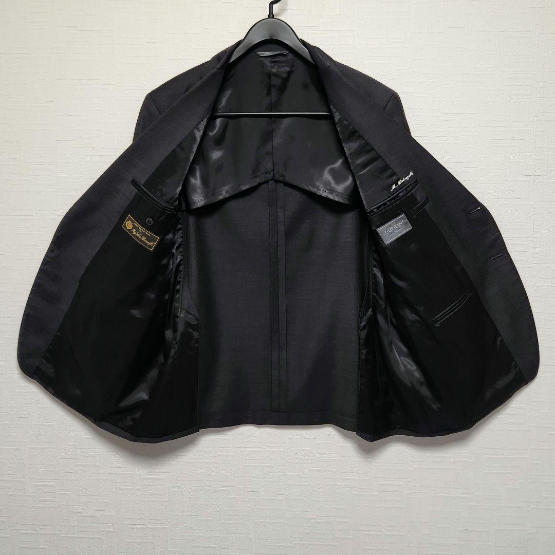 ダーバン　ロロピアーナ　メンズ　スーツ　セットアップ　グレー　シャドーストライプ