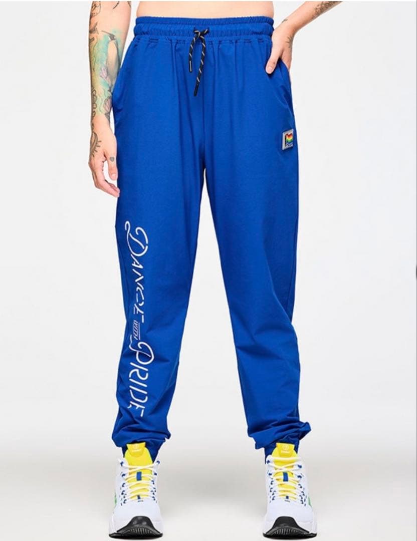 正規品！新作ZUMBAパンツブルーXS