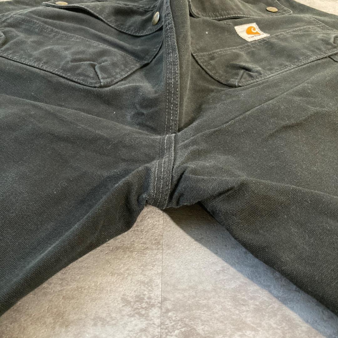 00sブラック カーゴパンツ カーハート 38×34