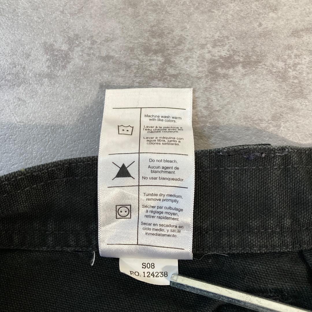 00sブラック カーゴパンツ カーハート 38×34