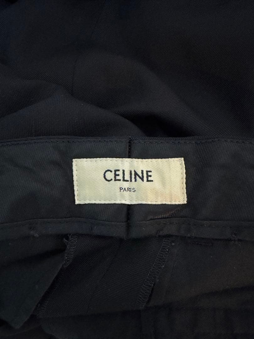⭐️ごまだんご　CELINE スラックス　ブラック