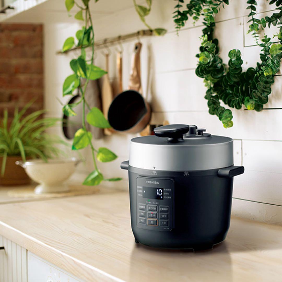 東芝 電気圧力鍋 RCP-30R (K) 新品未使用 未開封