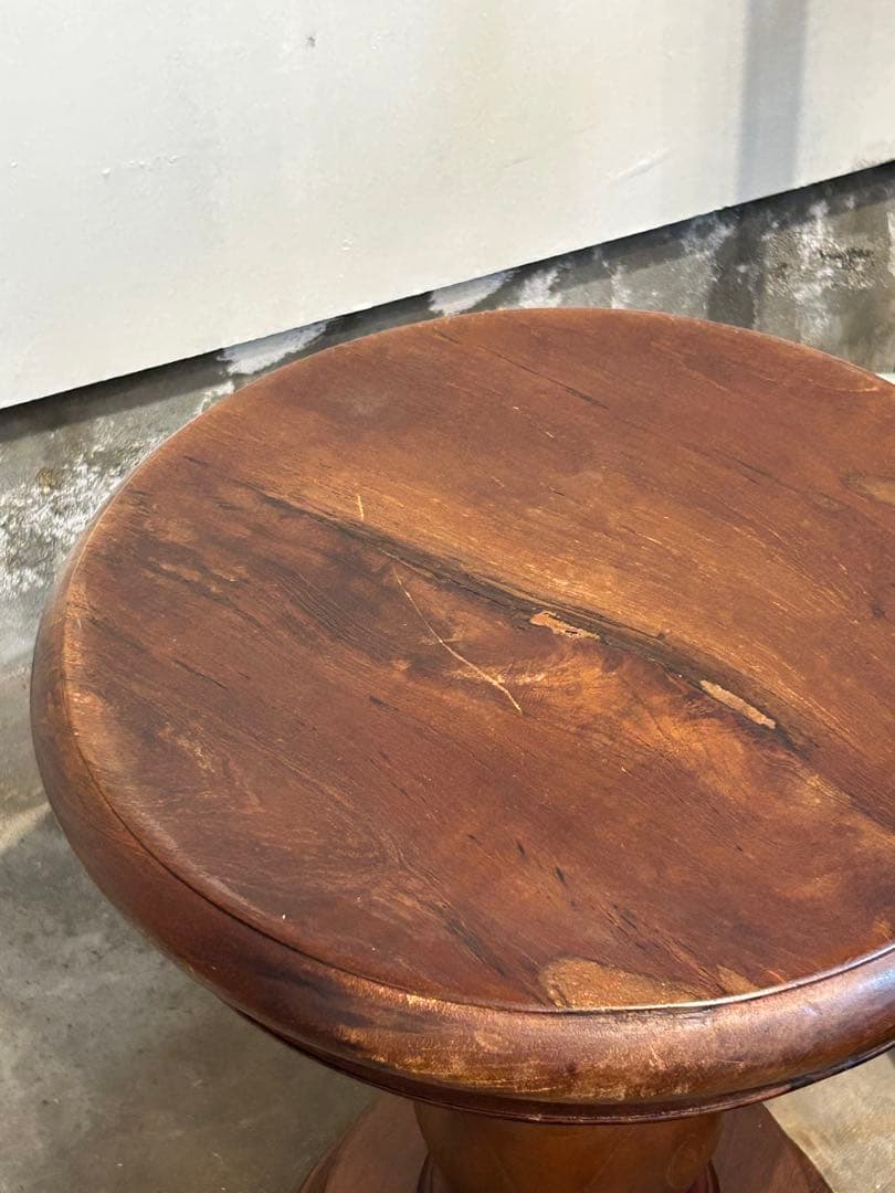 ウッドラウンドサイドテーブル【monoroom町田】