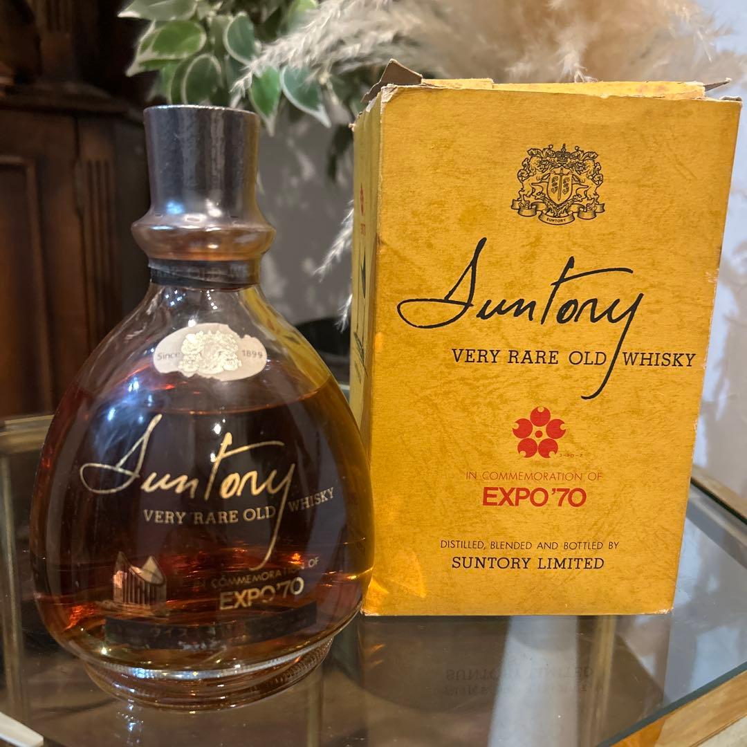 テ*ン様 サントリー ベリーレアオールド エキスポ'70 大阪万博記念ボトル