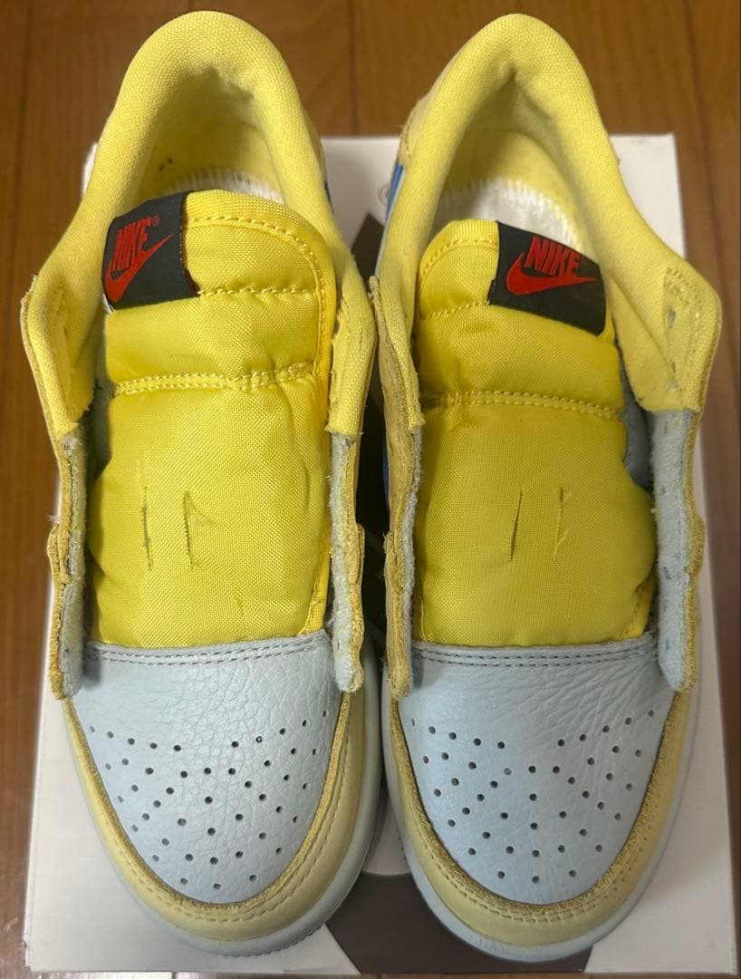 20㌢Travis Scott×Nike PS Jordan 1 Canary
