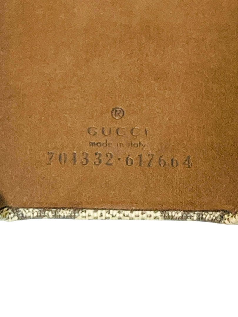 極美品☆グッチ モバイルケース GG シマ iPhone13 Pro