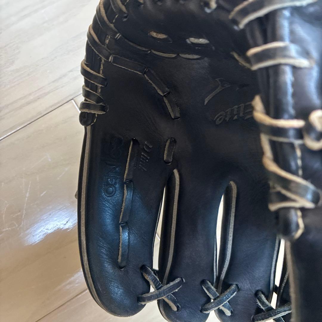 Mizuno グローバルエリート 軟式グローブ 黒(少年野球用)