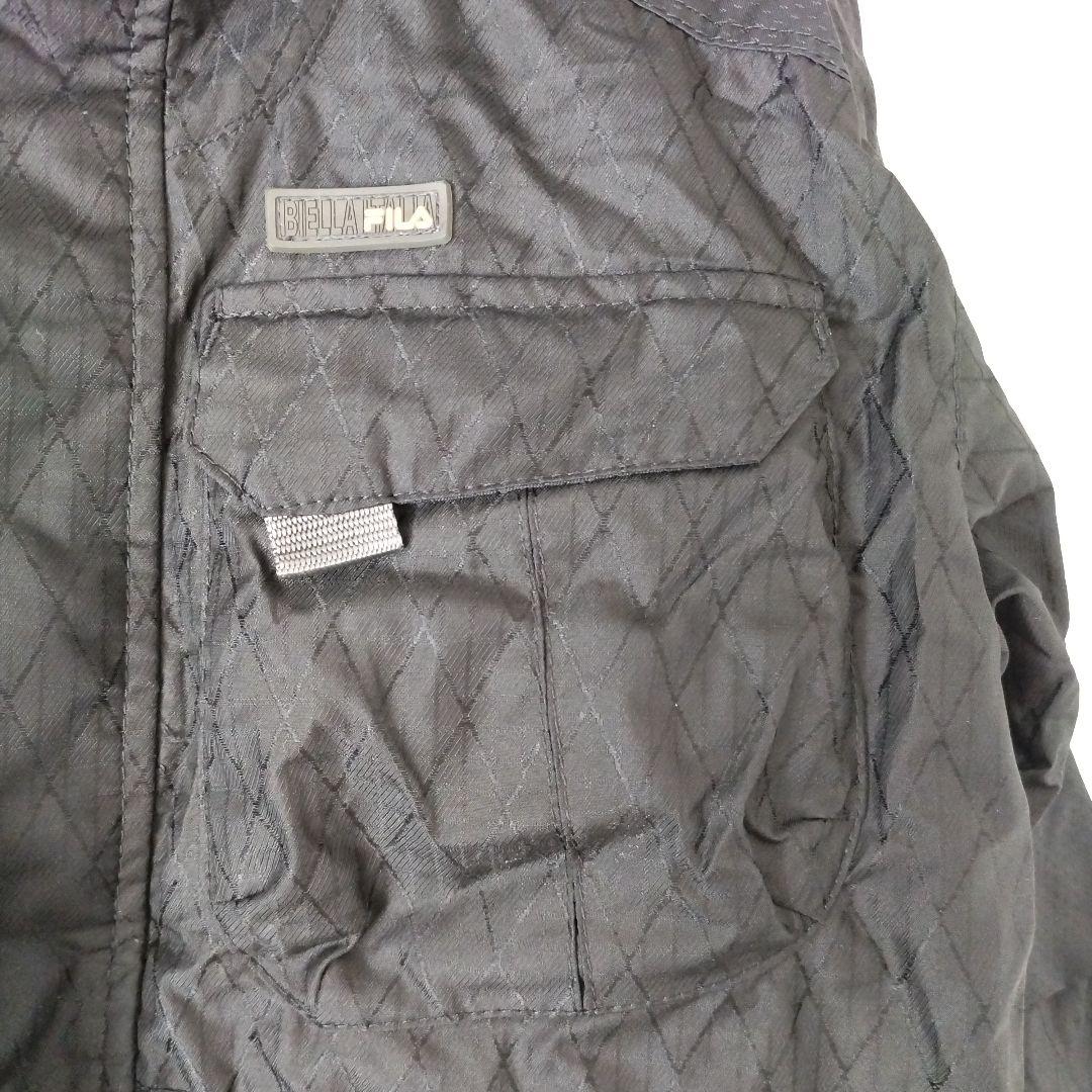 FILA ウィンタースポーツ ジャケットとパンツ セット ブラック　スノボー