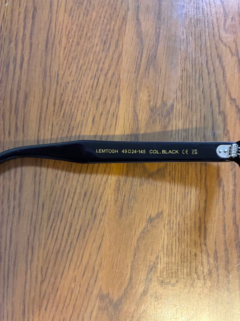 MOSCOT LEMTOSH 49 黒 CLIPTOSH付 美品