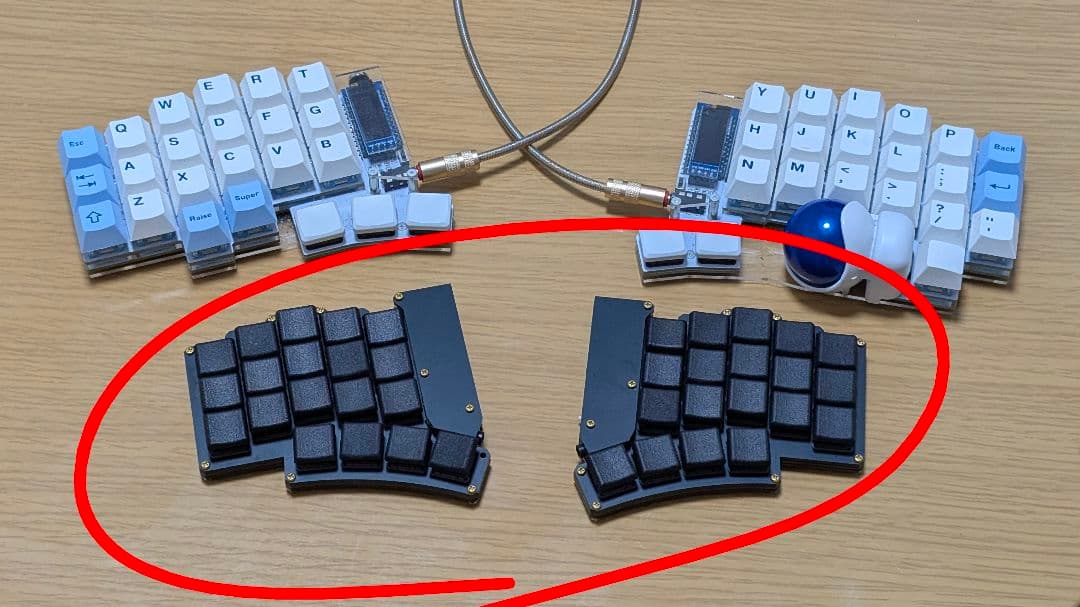 【完成品・無線対応済み】miniDivide 超小型分割型キーボード