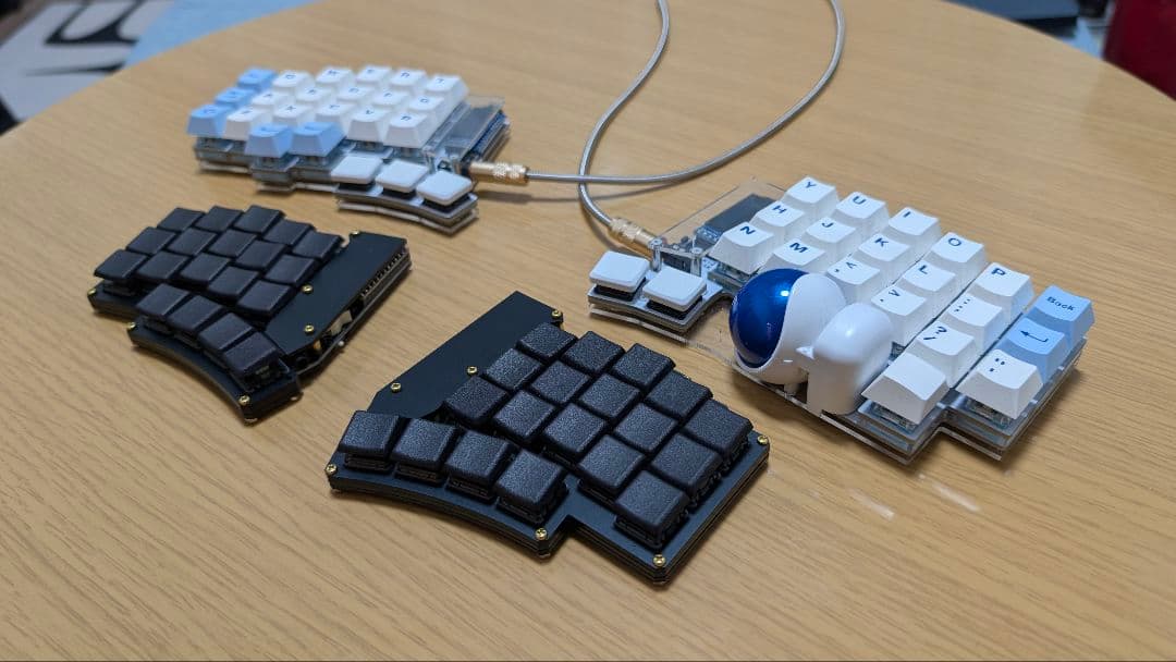 【完成品・無線対応済み】miniDivide 超小型分割型キーボード