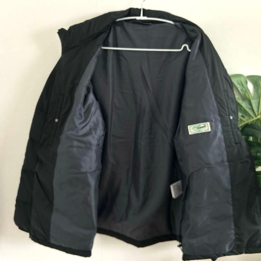 新品！【ラコステ】ダウンジャケット　M 黒　ブラック　破水加工　アウター