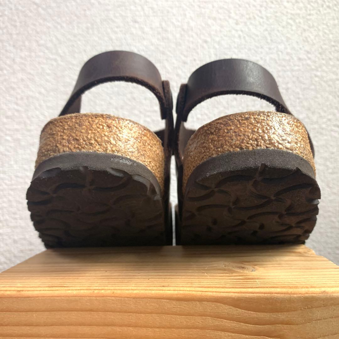 ＊美品＊ビルケン MESSINA メッシーナ 濃茶 22.5 ナロー