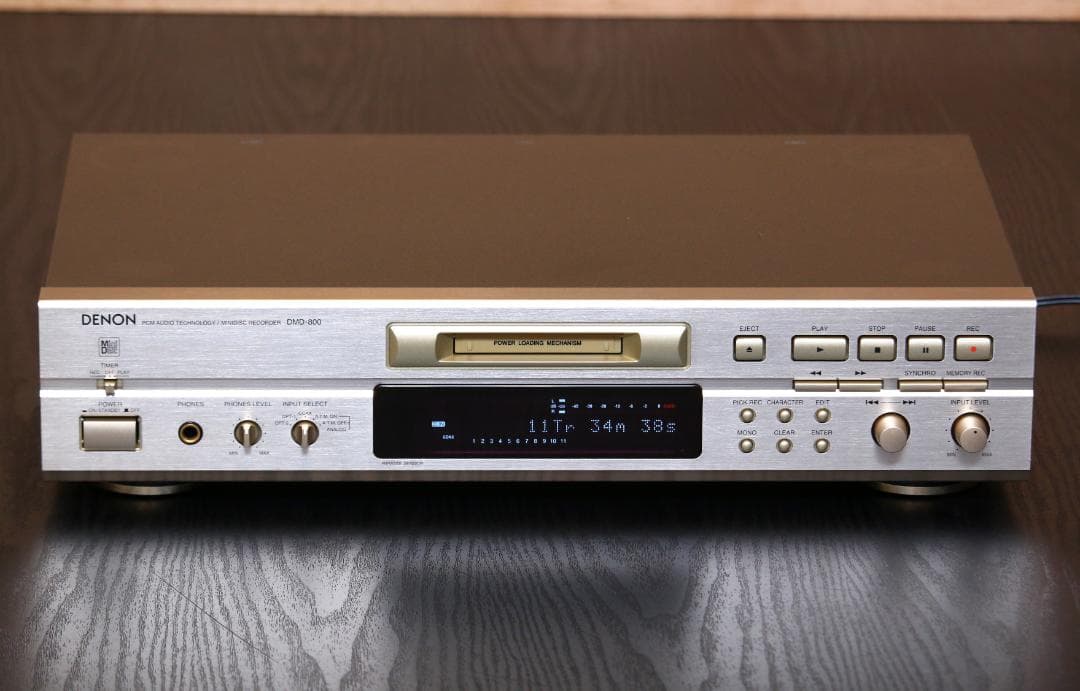 DENON DMD-800　MDプレーヤー/レコーダー　 日本製　ゴールド
