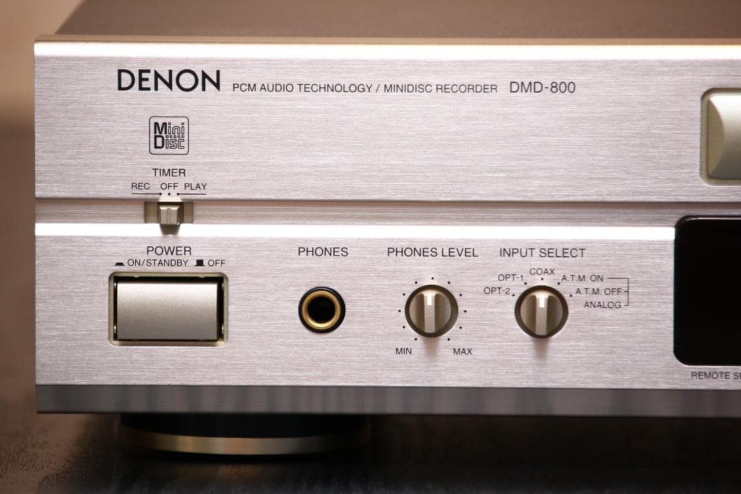 DENON DMD-800　MDプレーヤー/レコーダー　 日本製　ゴールド
