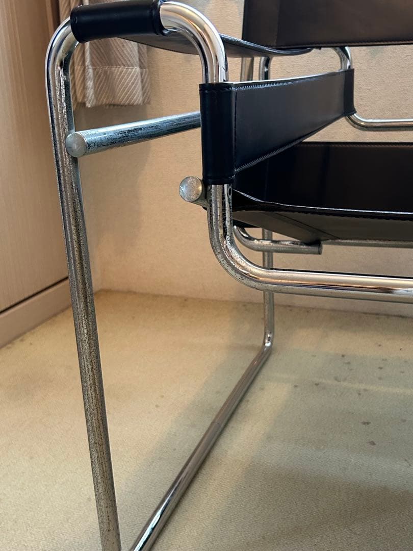 マルセル・ブロイヤー　ワシリーチェア　スチールパイプ椅子