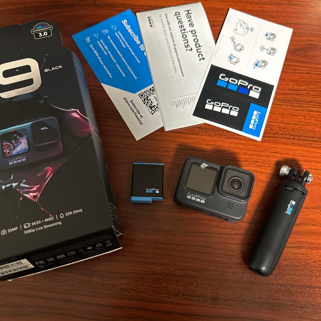 【美品】GoPro hero9 ゴープロ ブラック　おまけ付き