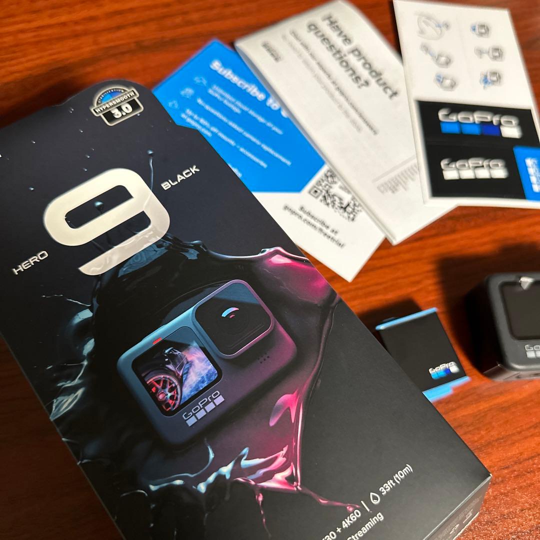 【美品】GoPro hero9 ゴープロ ブラック　おまけ付き