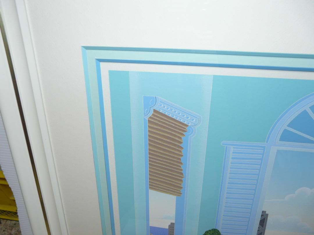 真作　トーマスマックナイト　シカゴモーニング　直筆サイン入　シルクスクリーン