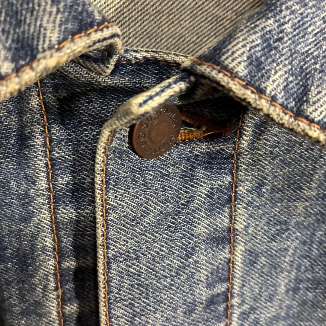 【希少サイズ】シュプリーム　ヴィンテージ加工　デニムジャケット XXL