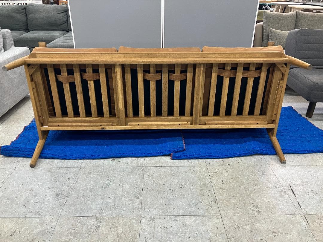 クラッシュゲート CRASH GATE 3人掛けソファ アルネソファ ブラウン