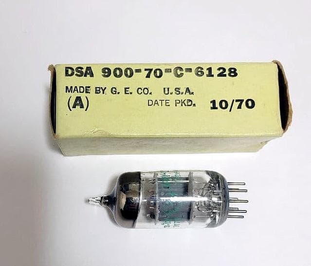 新品未使用GE真空管JAN-6201/12AT7WC 希少 M-787