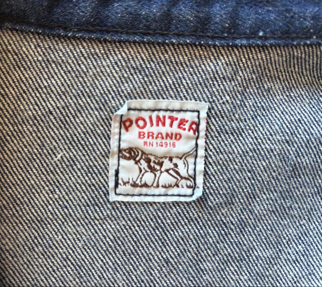 古着 POINTER ポインター USA製 カバーオール メンズ Mサイズ