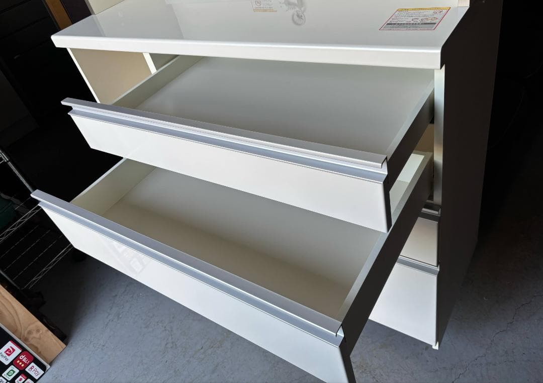 ひよこ( ・θ・) 最高級 PAMOUNA キッチンボード食器棚 Used