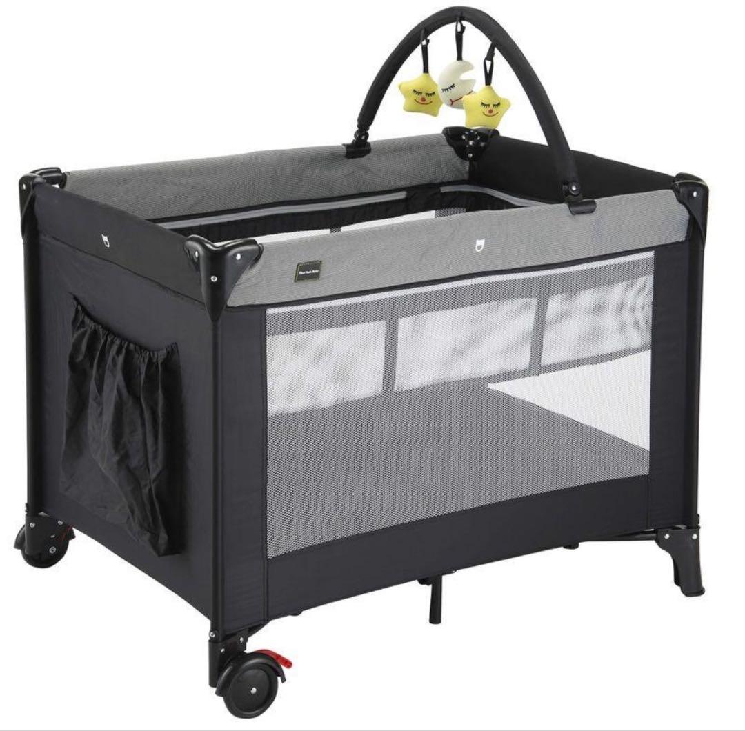 カトージ　ベビーベッド おむつ替えテーブル付き