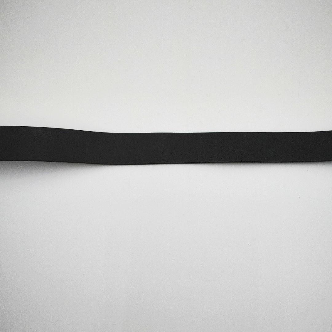 MAISON BOINET 太ベルト ブラック シルバーバックル メゾンボワネ