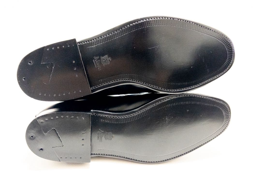 未使用品 純正シューキーパー付 オールデン ストレートチップ ブーツ 9.5 黒