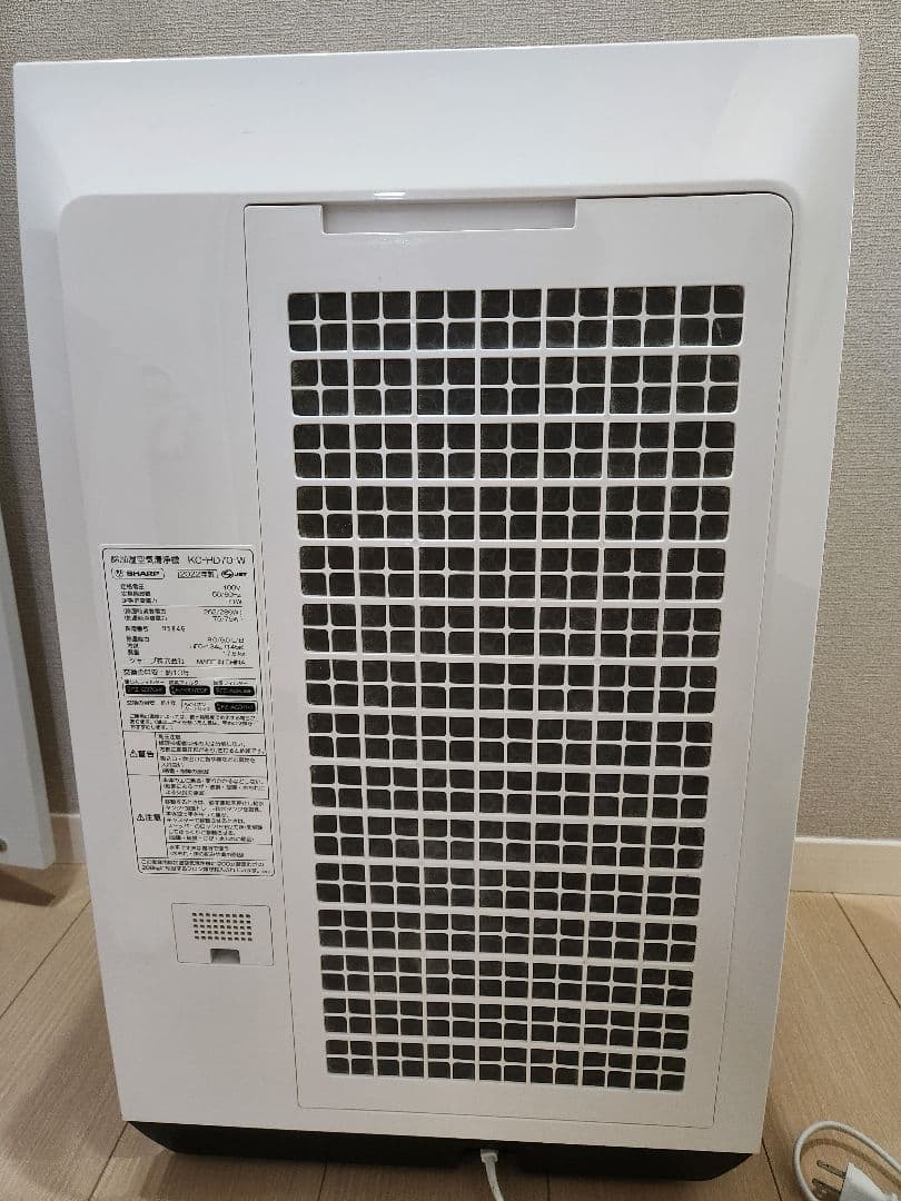 美品　SHARP 2022年製 除加湿空気清浄機 KC-HD70-W