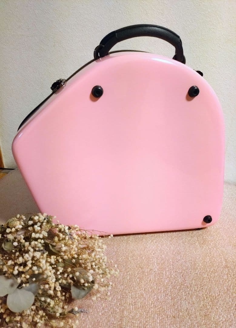 ■専用商品■美品♪MARCATO ホルンケース ストラップ付ハードケース ピンク