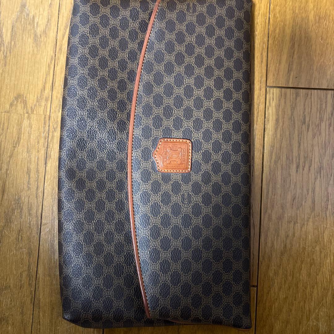 CELINE クラッチバッグ ブラウン