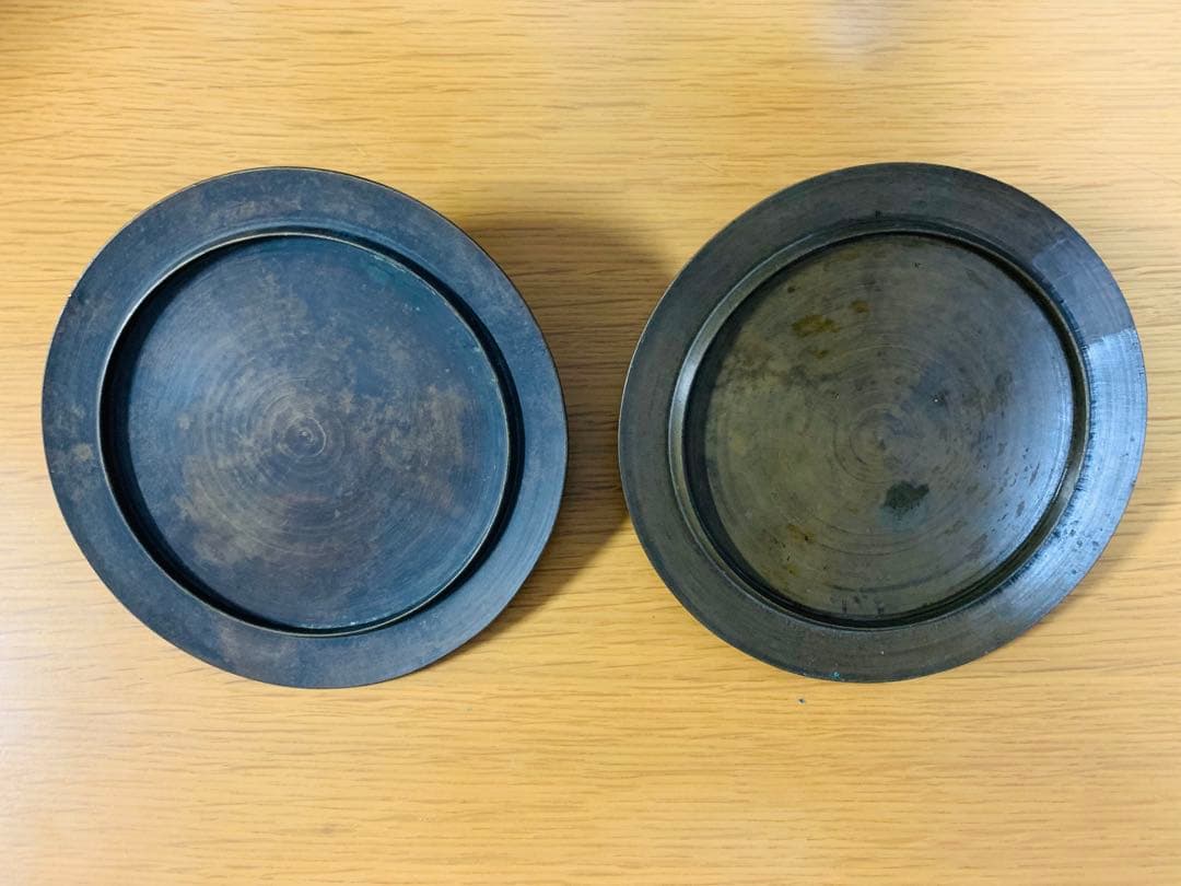 約300年以上前の青銅製 銚子 水注 酒注 江戸時代 正徳 錫 銅 やかん 二つ