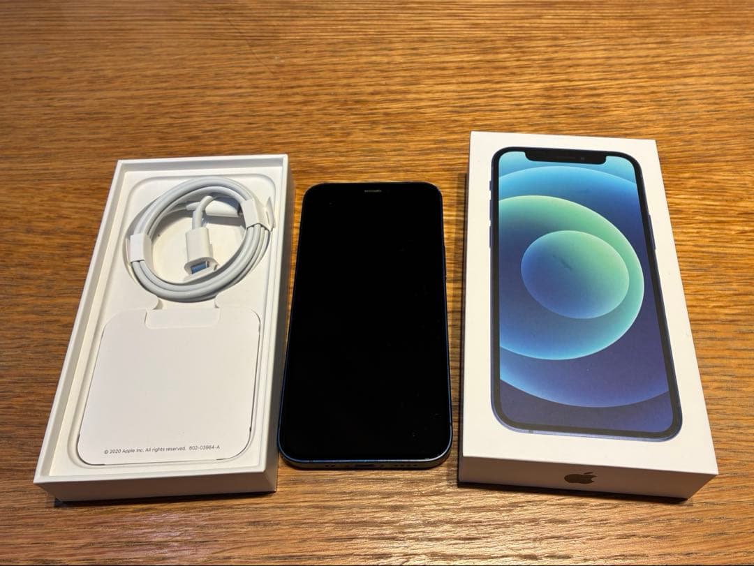 ①iPhone 12mini 128GB iFace ケース付き