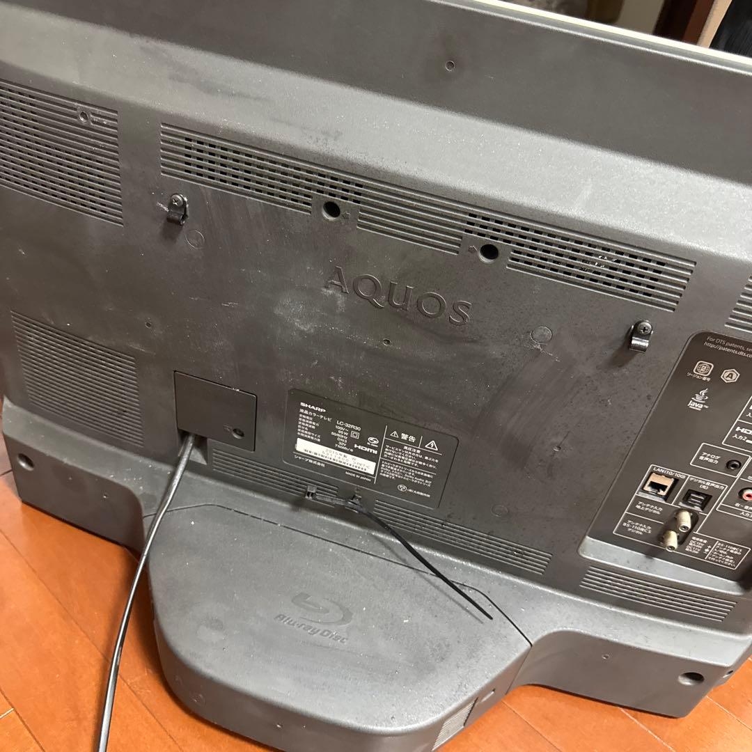 SHARP テレビ 32インチ LC-32R30 2015年製造 ブルーレイ内蔵