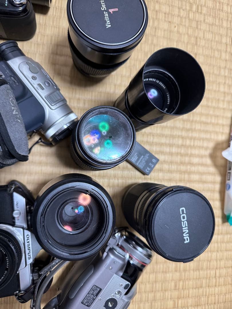 フィルムカメラとデジタルカメラセット