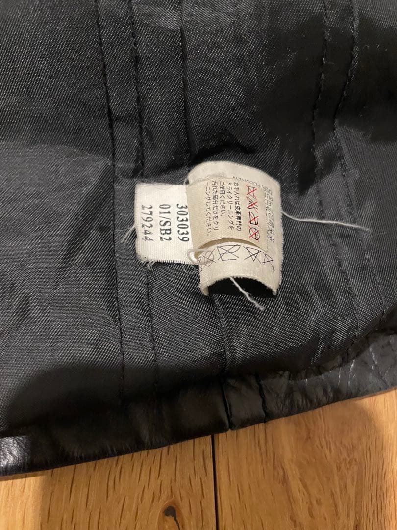 OLD GAP CAR COAT 訳アリ　本革　カーコート　ギャップ　レザー