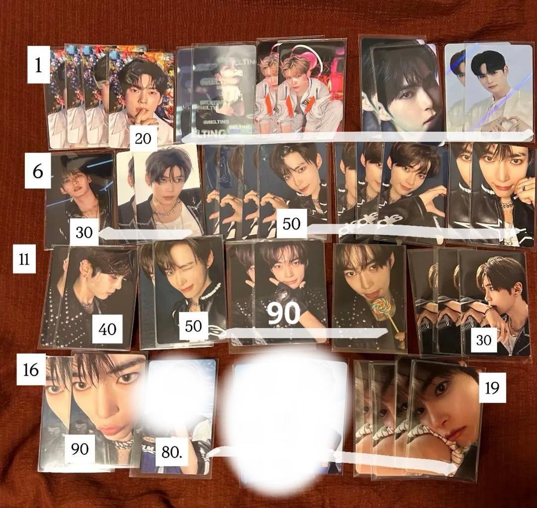 ZEROBASEONE ハンビン zb1 ゼベワン トレカ まとめ売り　バラ売り