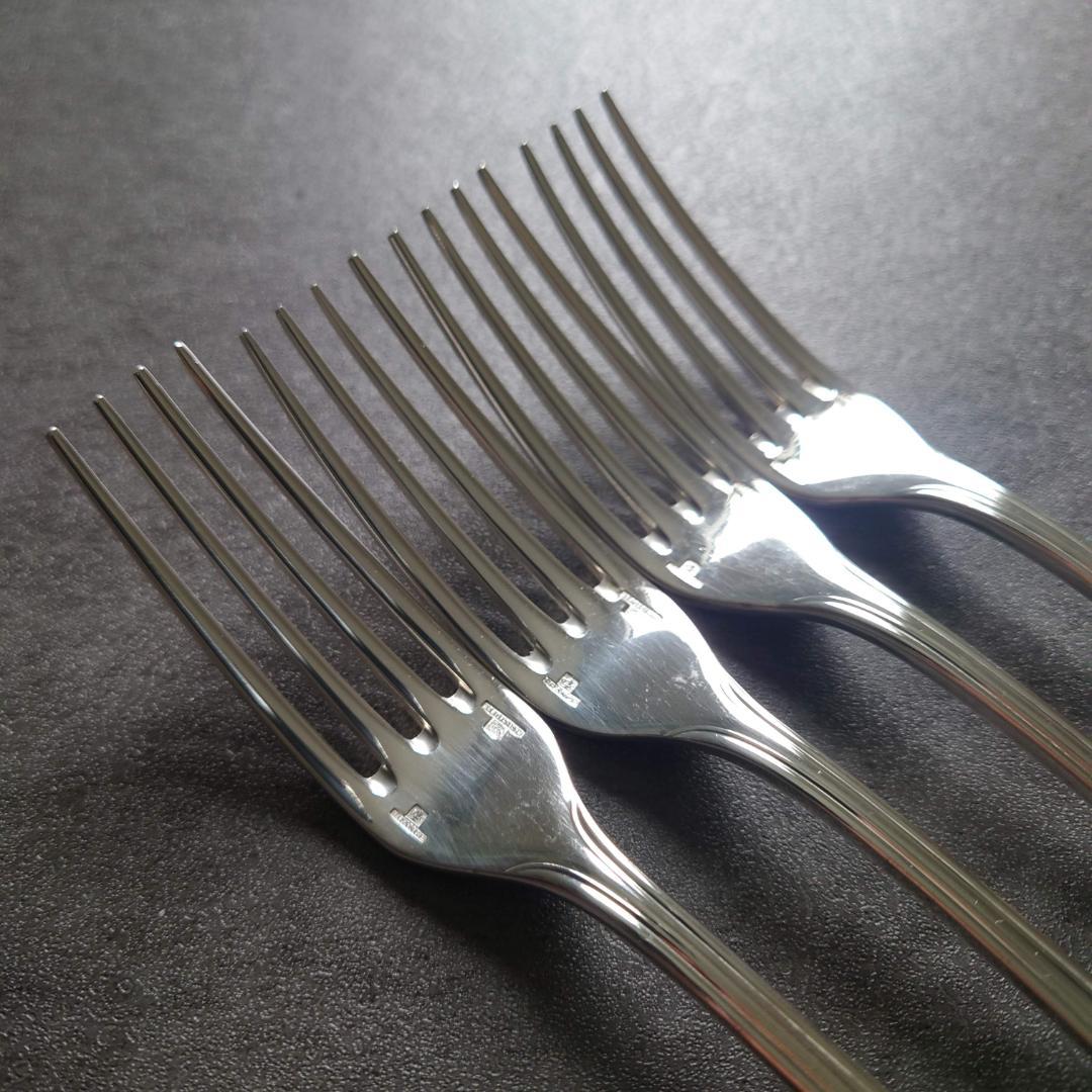 美品 希少 クリストフル アルビ デザートフォーク ナイフ 2点