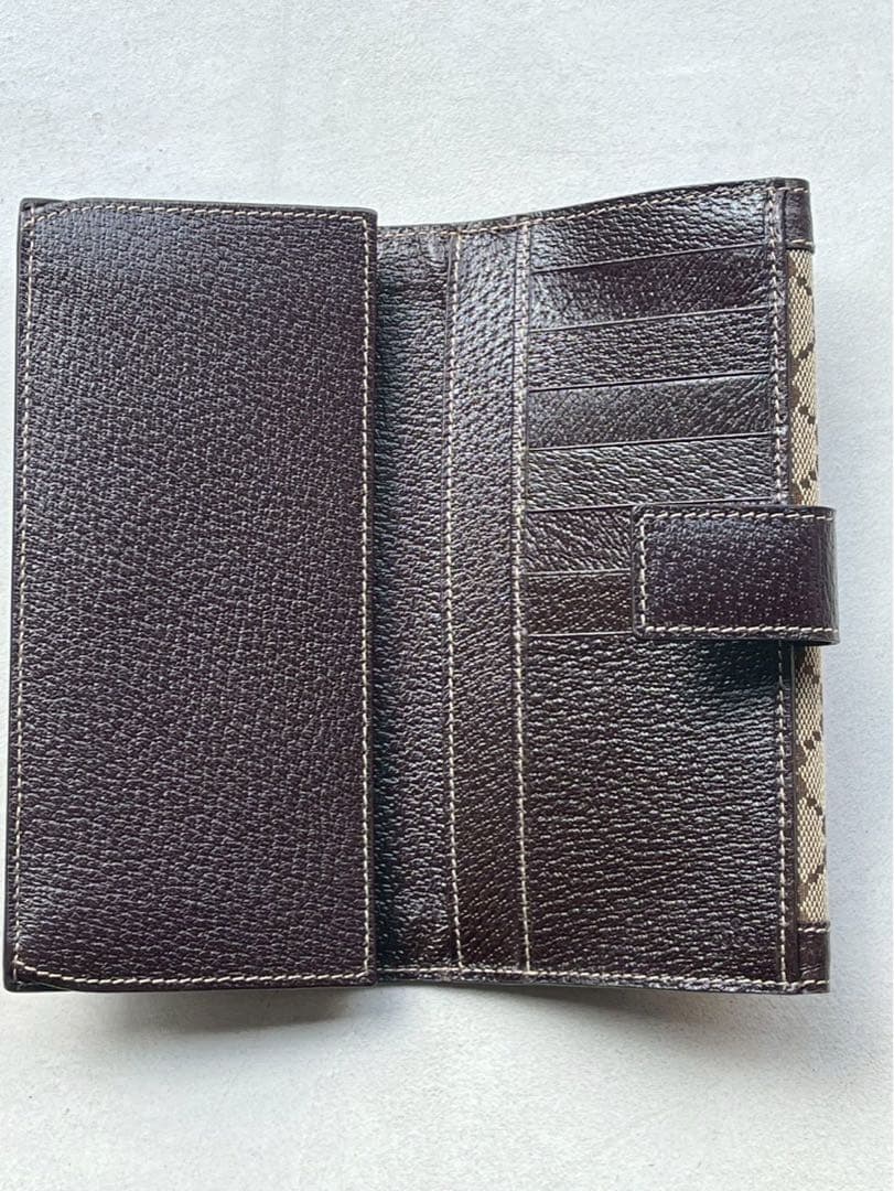 【新品未使用】グッチ 長財布 GGキャンバス ボルト スタッズ　定価56700円