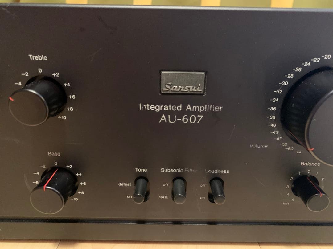 最終価格　Sansui プリメインアンプAU-607