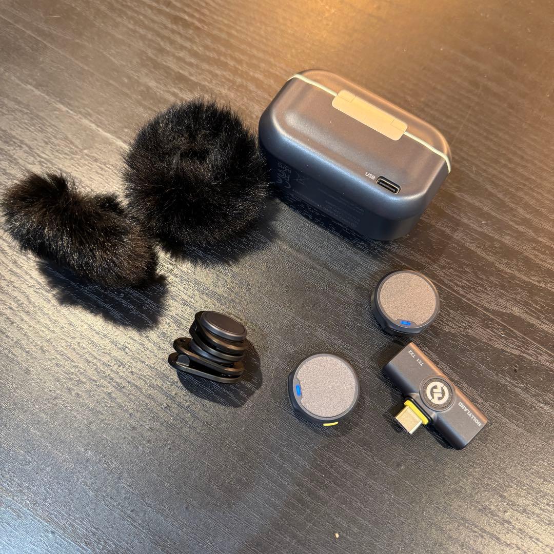 Hollyland-Lark M2-ワイヤレスマイク-ノイズキャンセル機能付き