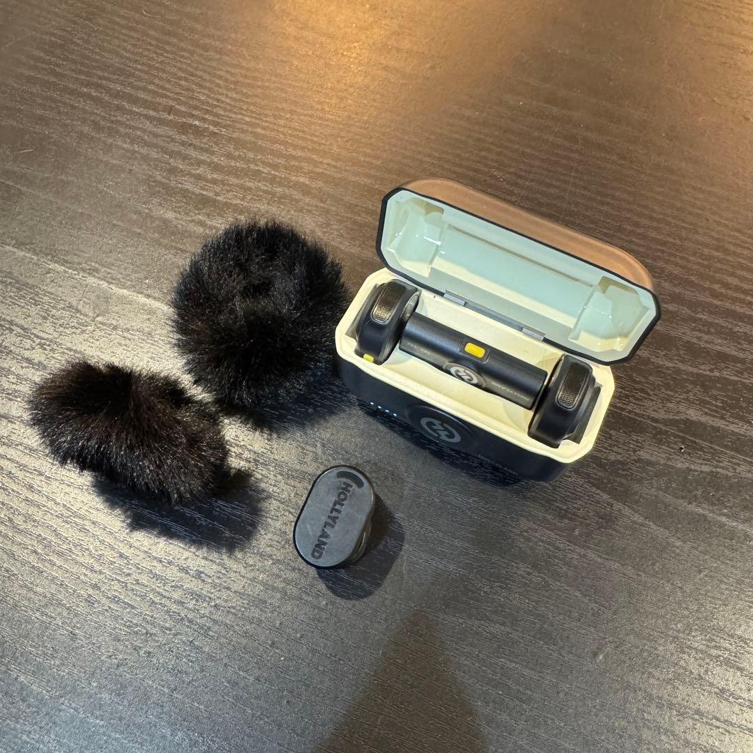 Hollyland-Lark M2-ワイヤレスマイク-ノイズキャンセル機能付き