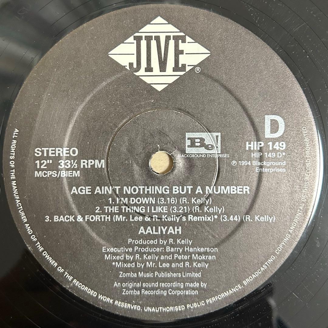 洋楽 Aaliyah / Age Ain't Nothing But A Number